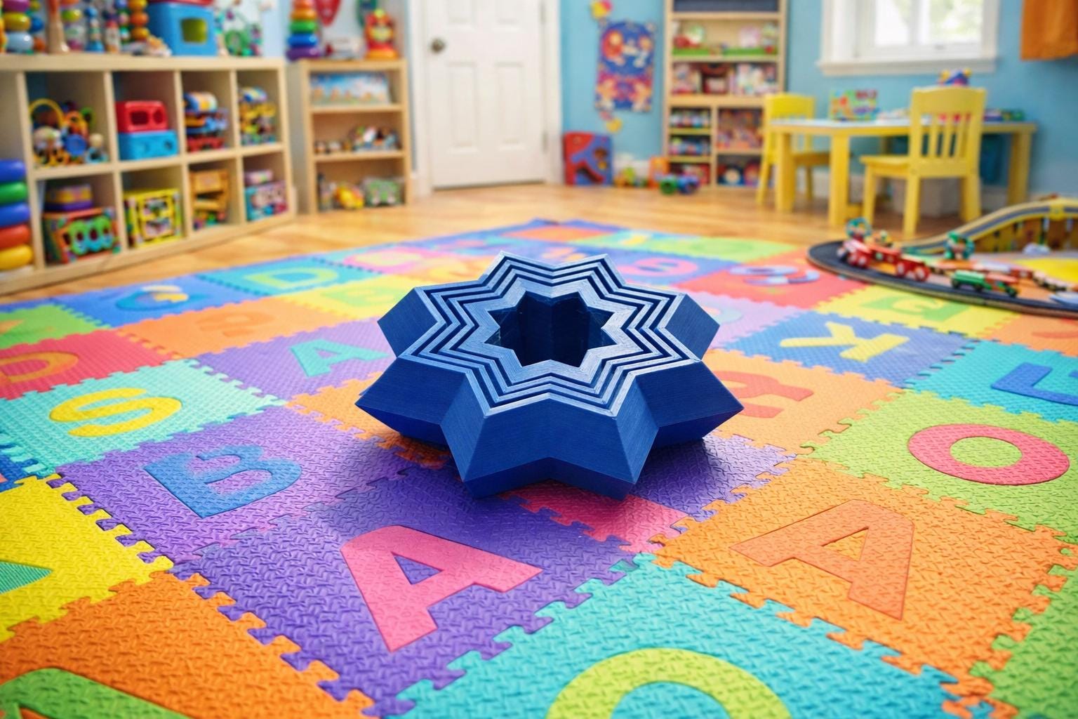 3D Printed Layered Star Fidget Toy | Stress Relief Desk Toy